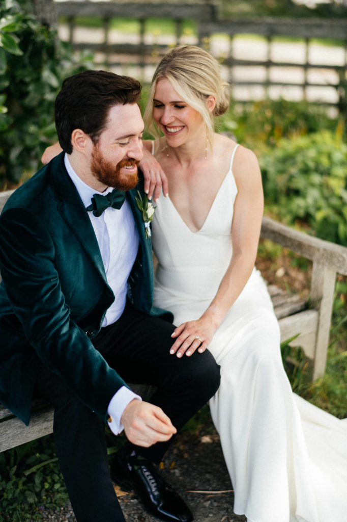 Intimate wedding at the UW Center for Urban Horticulture in Seattle Washington