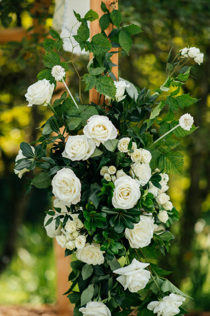 Intimate wedding at the UW Center for Urban Horticulture in Seattle Washington