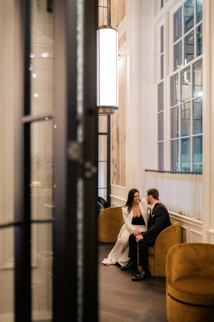 Fairmont Hotel Seattle Intimate Wedding Photos