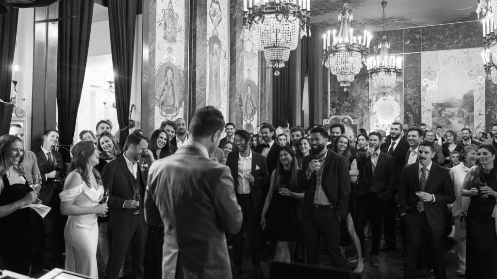 the ruins Seattle wedding reception modern documentary