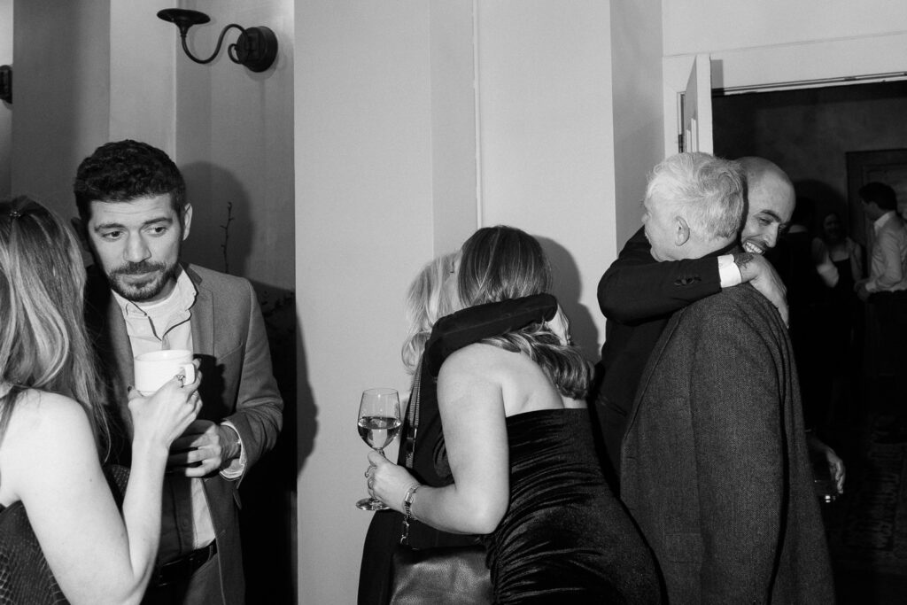 the ruins Seattle wedding reception modern documentary flash photography