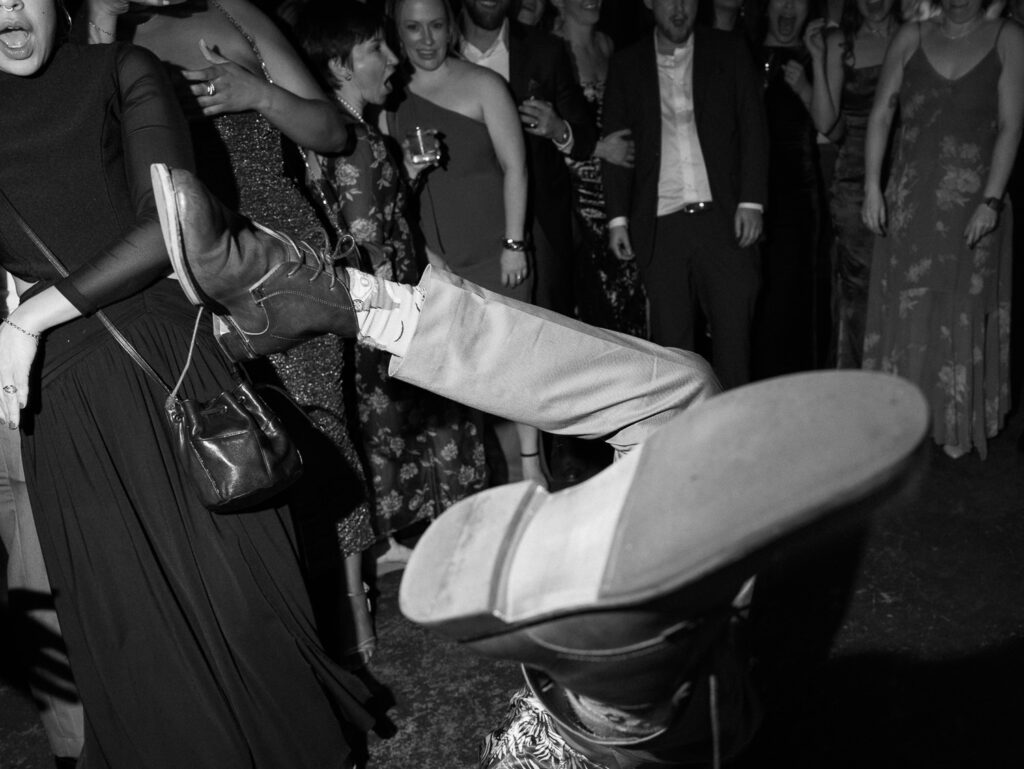 the ruins Seattle wedding reception modern documentary flash photography