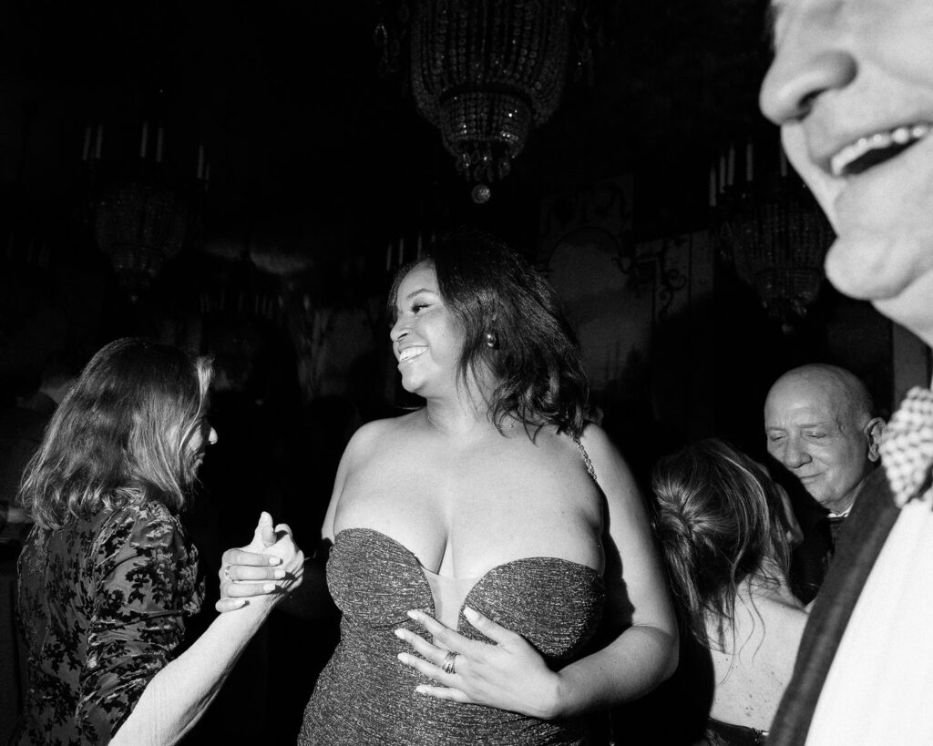 the ruins Seattle wedding reception modern documentary flash photography