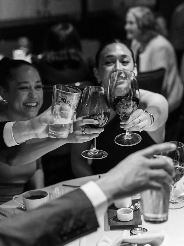 Documentary style wedding photography at Canlis Restaurant Seattle