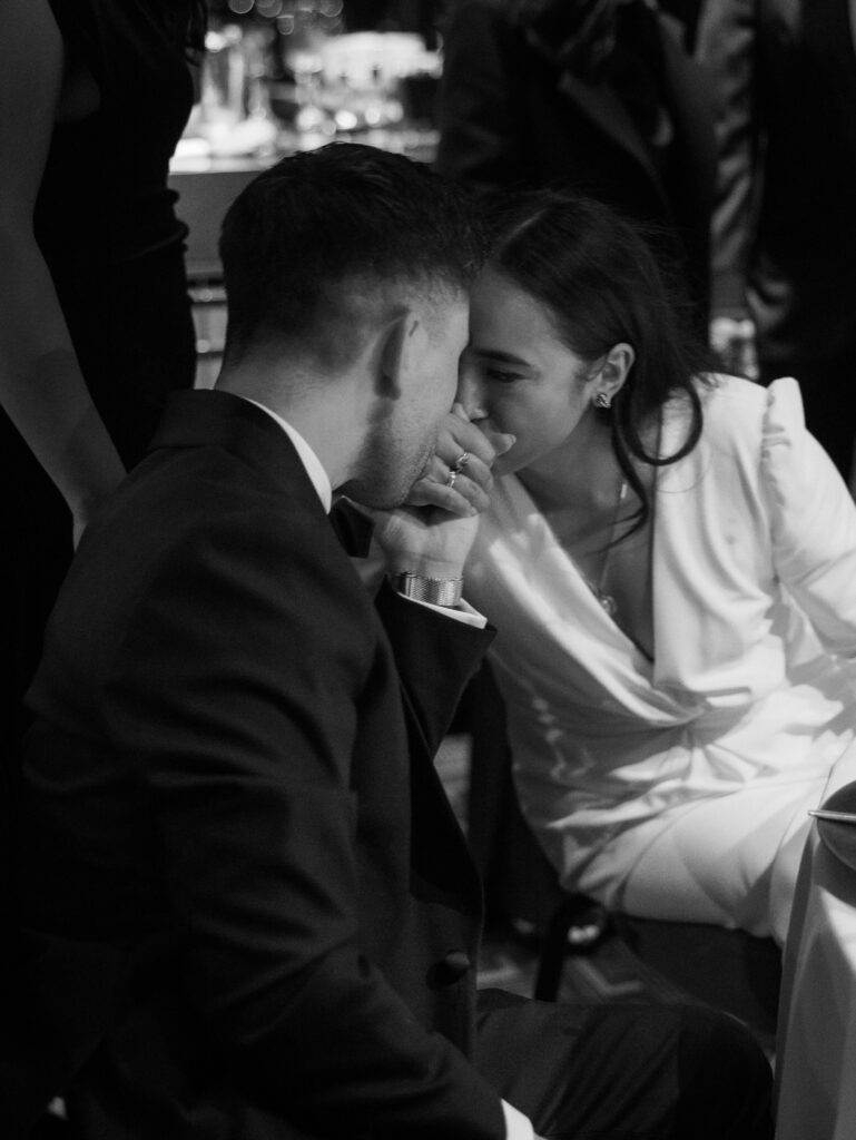 Documentary style wedding photography at Canlis Restaurant Seattle