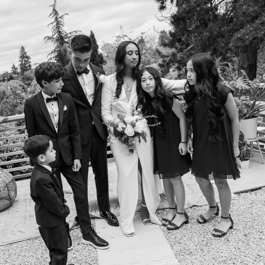 Documentary style wedding photography at Canlis Restaurant Seattle