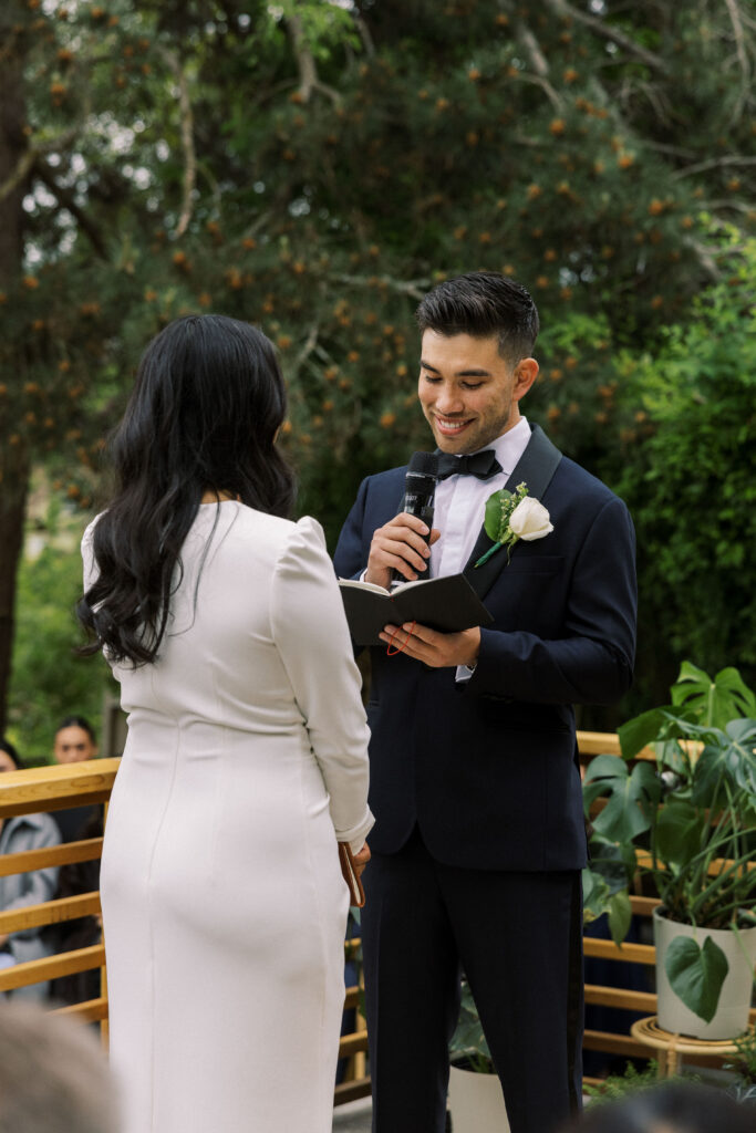 Documentary style wedding photography at Canlis Restaurant Seattle