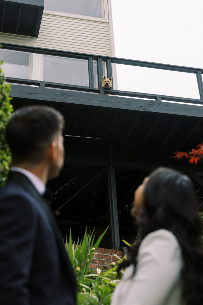 Documentary style wedding photography at Canlis Restaurant Seattle